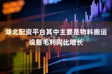 湖北配资平台其中主要是物料搬运设备毛利同比增长