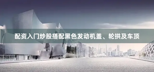 配资入门炒股搭配黑色发动机盖、轮拱及车顶